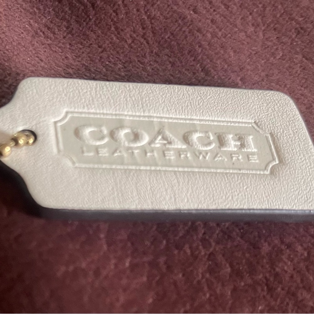 Coach keychain tag